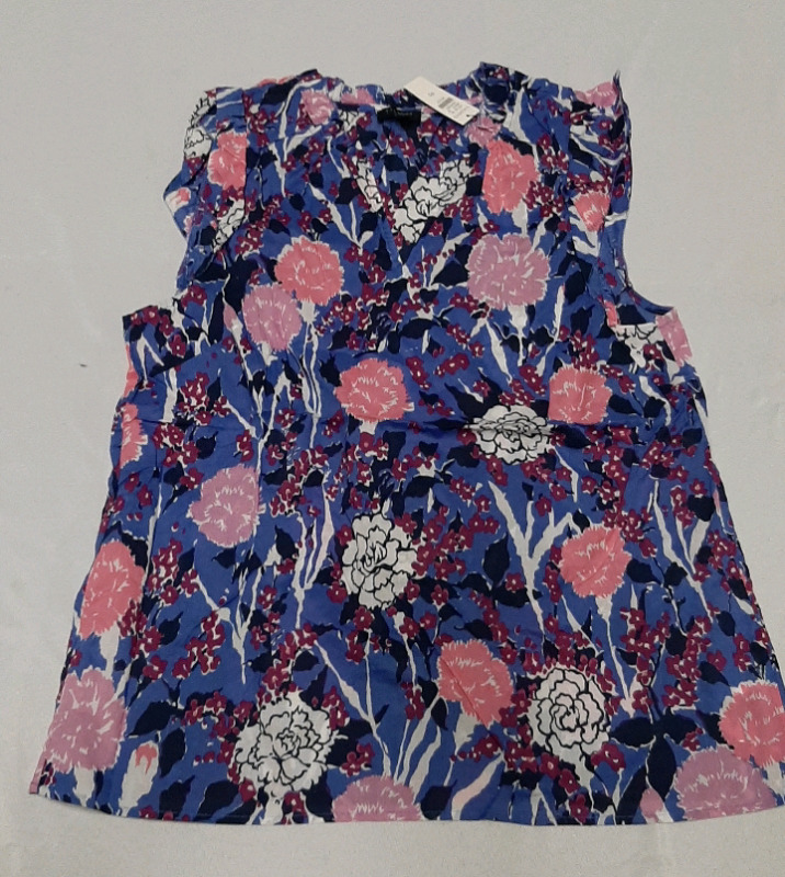 New Talbots Petite Small 100% Cotton Top