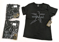 3 New Ladies Size Large (Fitted) Transformation Tees "I Am a Warrior" Reverse / Reflective Print 100% Pima Cotton