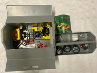 Vintage KLEIN 8168 toolbox with parts for BOSCH cars - see description