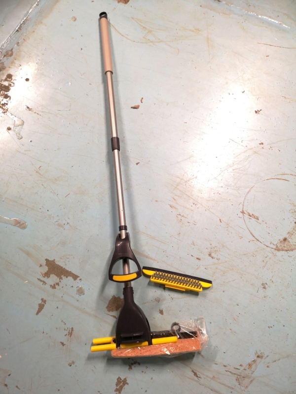 As New Sponge Mop with Scrubber Attachment