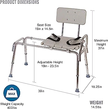 New DMI Heavy Duty Transfer Bench - 522-1734-1900
