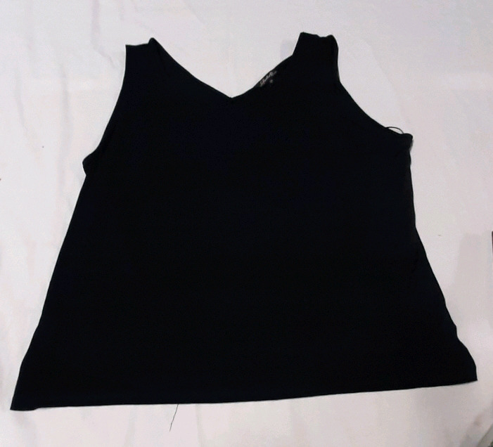 New Size 2X Charlie Bee Navy Tank Top