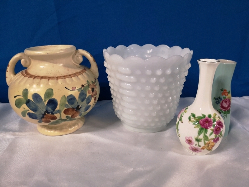 Vintage Vases - Royal Doulton, Fire King +