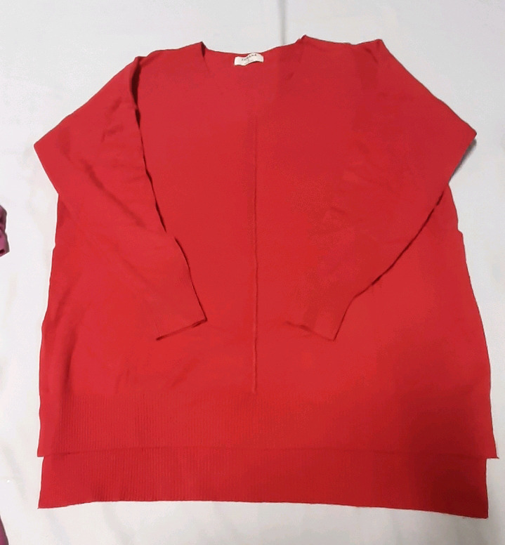 New Size L Zenana V Neck Sweater