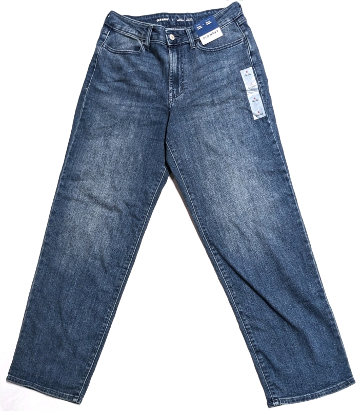 New OLD NAVY High-Rose Wow Loose Jeans Size 6