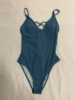 NEE Cupshe one piece bathing suit with gorgeous back strap design size Large