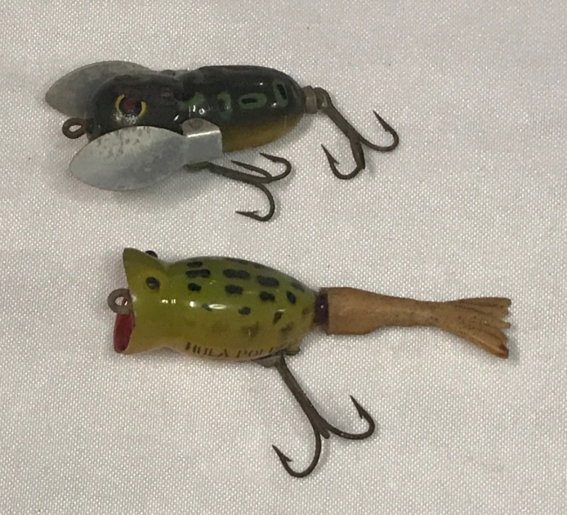 2 Vintage Fishing Lures Heddon & Arbogast