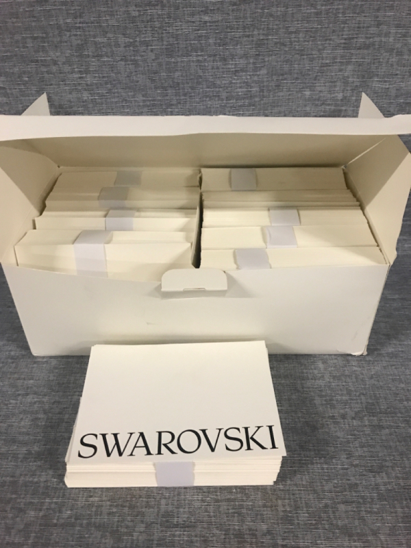 70+ Swarovski 6&rdquo;x4&rdquo; thank you cards