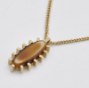 Slider Necklace Signed Stone Necklace Signed CZ Bracelet - 3