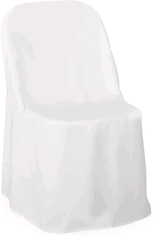 White Polyester Chair Cover Stock Photos Used