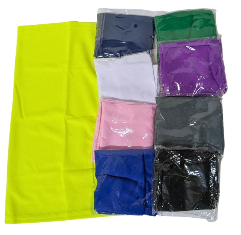 9 New Lightweight Neck Gaiters (9.5" x 16" Long ea)