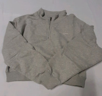 New Size XL Vitae Apparel Cropped 1/2 Zip Sweatshirt