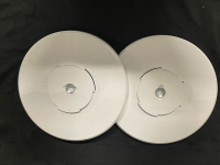 2 11&rdquo; x 2&rdquo; Lamp bases