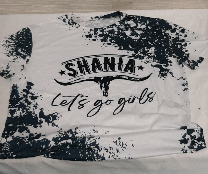 Shania Lets Go Girls Tshirt Size 2XL