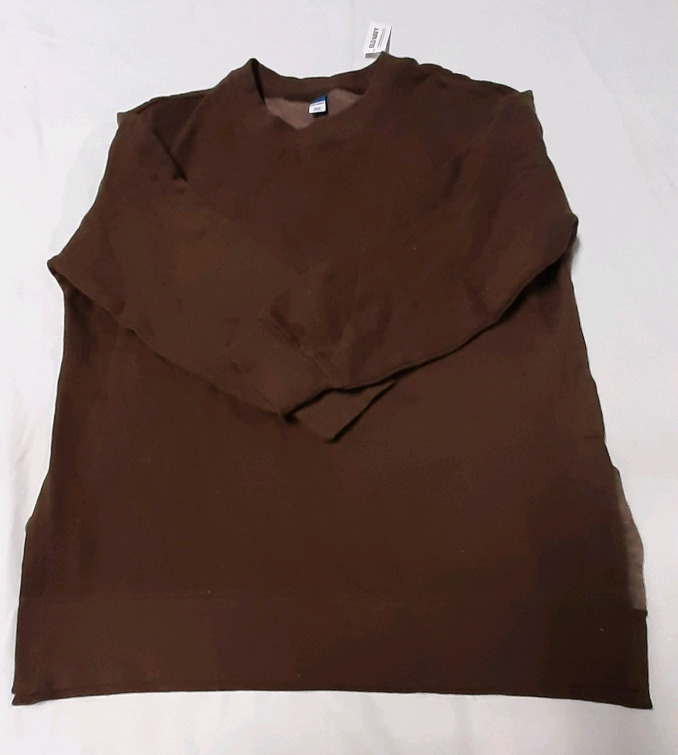 New Size M Old Navy Sweatshirt Longer Length w/ Slits on Each Side