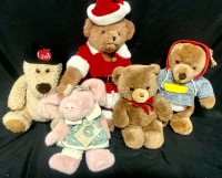 5 Vintage GUND, STEIFF & BOYDS Stuffed Toys