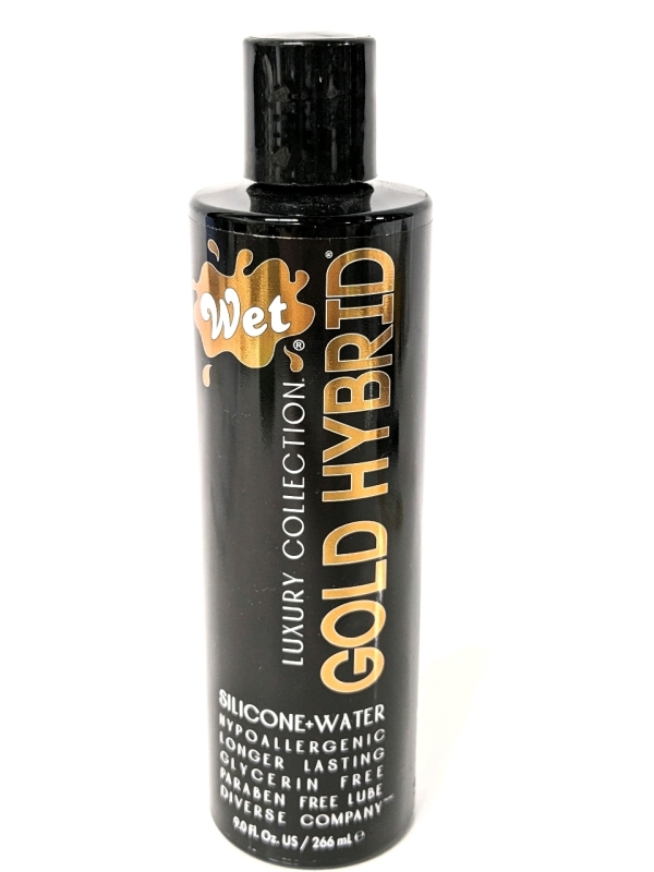 New WET Luxury Collection Gold Hybrid Silicone + Water Lube (266ml)