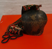 Vintage 4.5 X 5" Cowbell Can be hung for Decor
