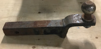1 7/8&rdquo; Ball Trailer Hitch Rust Present missing Pin