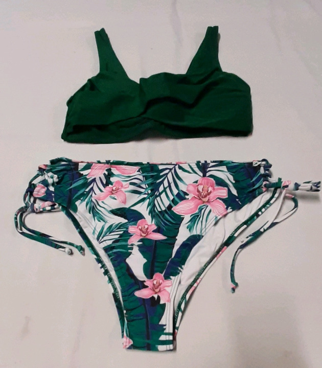 New Size L The Colours of Summer 2 Piece Bathing Suit