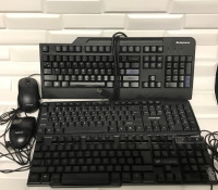 3 Keyboards & 2 mice Lot