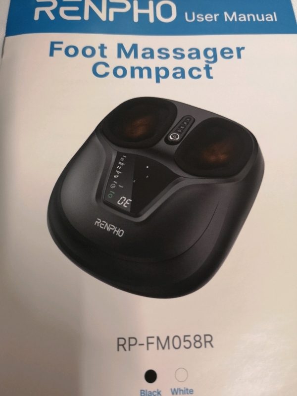 As New Renpho Electric Foot Massager - No Remote - Model RP-FM058R