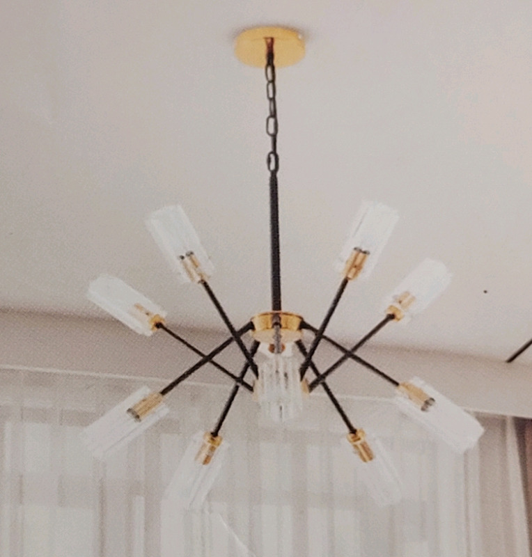 New - 10 Light Sputnik Chandelier Livingroom / Diningroom Light .