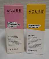 Acure Rejuvenating Face Mask and Brighting Day Cream 50ml each