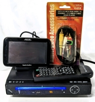 KROSS DVD / MP3 CD/CDR Player w Remote Model GY-202, Magellan Roadmate GPS + Gold Plated Coaxial Cables