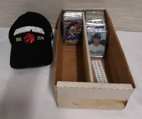 A Selection of Baseball Cards & NBA Champions Hat from 2019