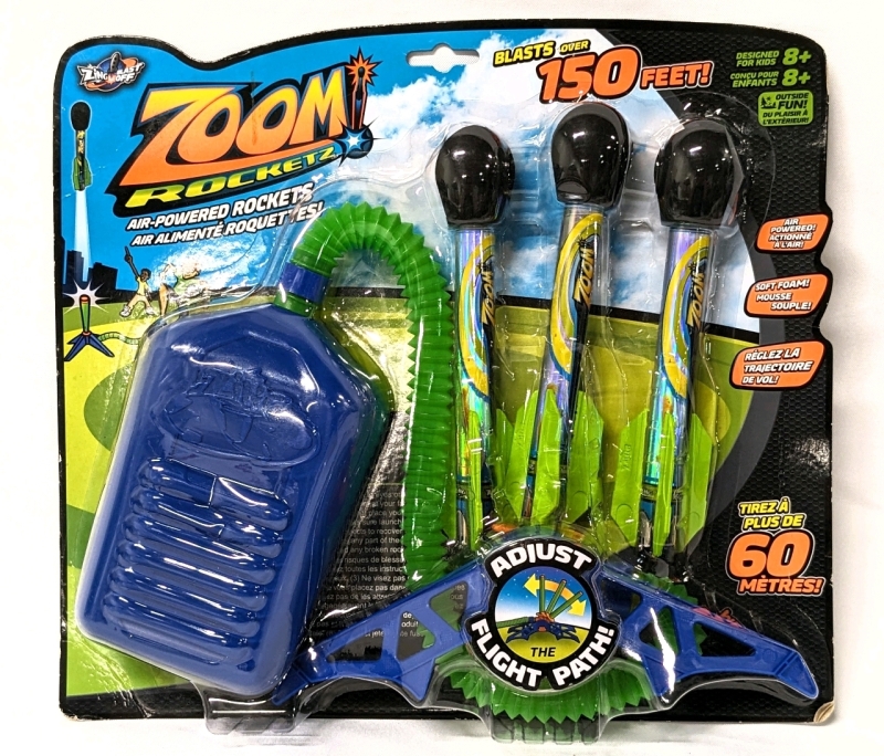 New ZOOM ROCKETZ : Air-Powered Soft Foam Rockets which can Blast over 150 feet!