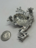Rhinestone AB Leaping Frog Brooch - 5