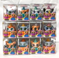 12 New CAKE PETS Transforming Kitty Cupcake Toys 2.25" Tall