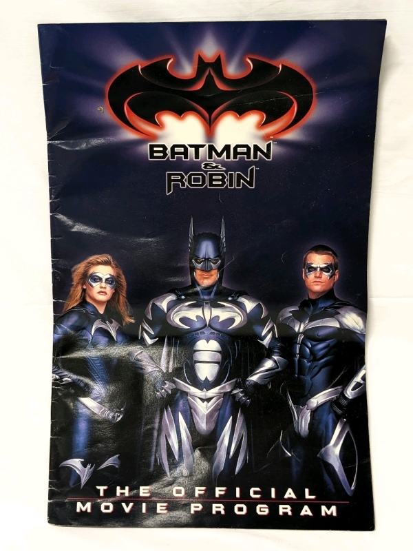 Vintage 1997 Batman & Robin : The Official Movie Program