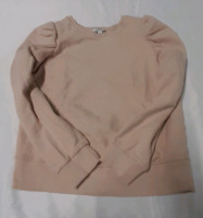 As New Size M Stella & Dot Puffed Sleeve Sweatshirt