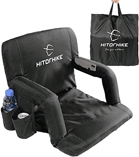 New Hitorhike Folding Stadium Seat (Black) Retails for over $130!