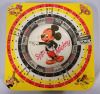1950&rsquo;s Mickey Mouse Spin N&rsquo; Win Game w/Original Box . Tin Lithographed Toy . Game Pieces Not Included - 3