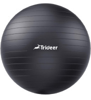 Trideer Exercise Ball (58-65cm) Extra Thick Yoga Ball Chair, Anti-Burst Heavy Duty Stability Ball Supports 2200lbs, Birthing Ball with Quick Pump (Office & Home & Gym)