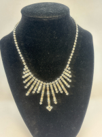 Baguette JAY FLEX Sterling Rhinestone Necklace