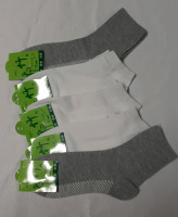 New 5 Pair of Bamboo Socks No Size Tag Toe to Heel 7"