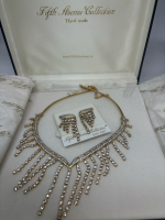 Spectacular Fifth Avenue Collection Handmade Set 14K post