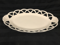 Nostalgia by Skye McGhie Oval Platter 13 x 8.5 inches