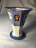 Early Noritake Blue Lustre Vase - 2