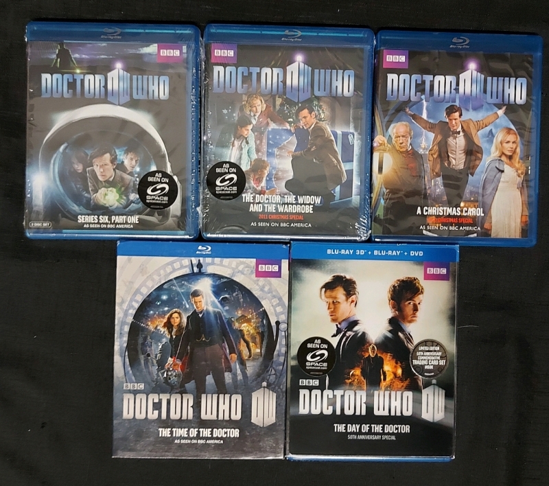 5 BluRay Doctor Who Collection