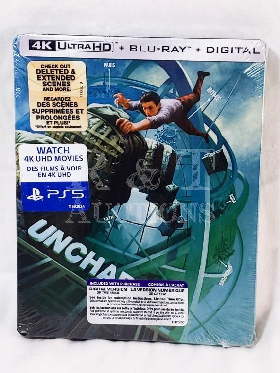 New UNCHARTED Steelbook 4K Ultra HD + Blu-Ray +