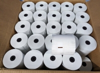 50 New 3 1/8" by 273' Thermal Paper Receipt Rolls.