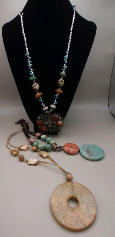 MCM Agate Inspired Stone Costume Jewellery