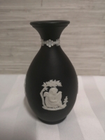 WEDGEWOOD Black Vase - 4.75" tall