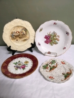 4 Vintage Collectible Plates