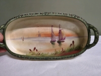 Beautiful Vintage Hand Painted Nippon Dish - Moriage Painting